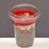 Zdjęcie produktu Borówkowe love-deser chia z musem borówkowym i malinowym